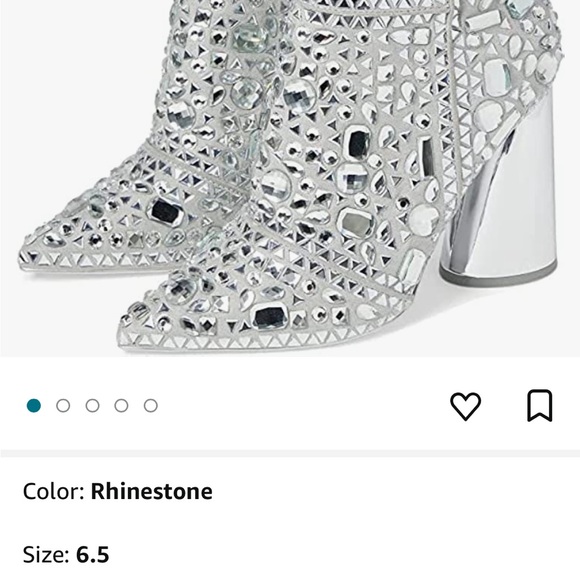 Embellished Steve Madden booties